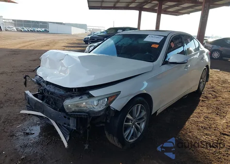 2017 Infiniti Q50 3.0T Premium from USA, damaged, VIN JN1EV7AP7HM732807